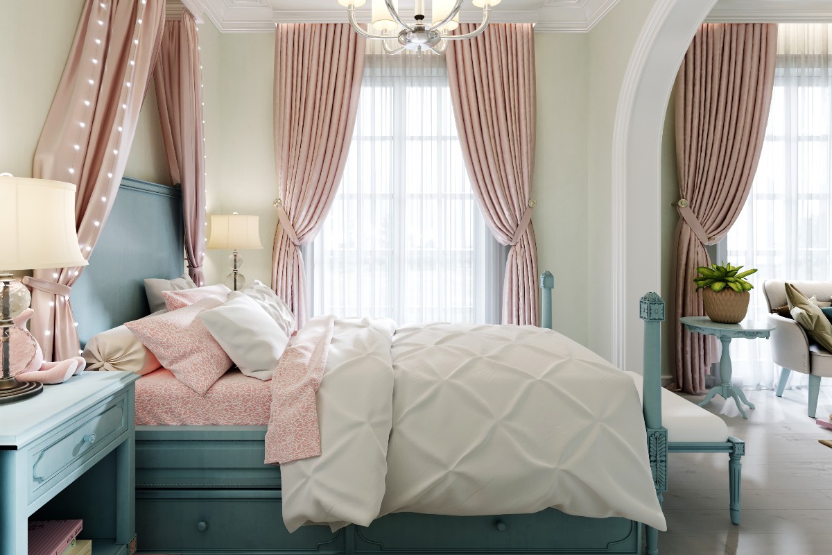 La tenda perfetta per la camera da letto: modelli, tessuti e colori